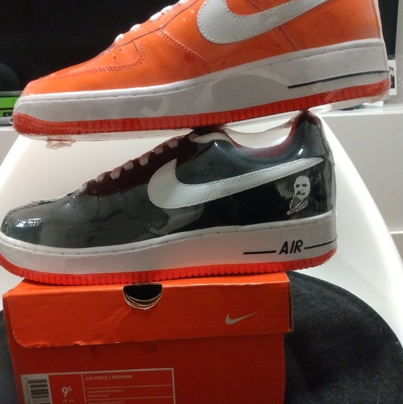 Nike Air Force 1 Halloween split DS size 9.5 Rare - Picture 2 of 11